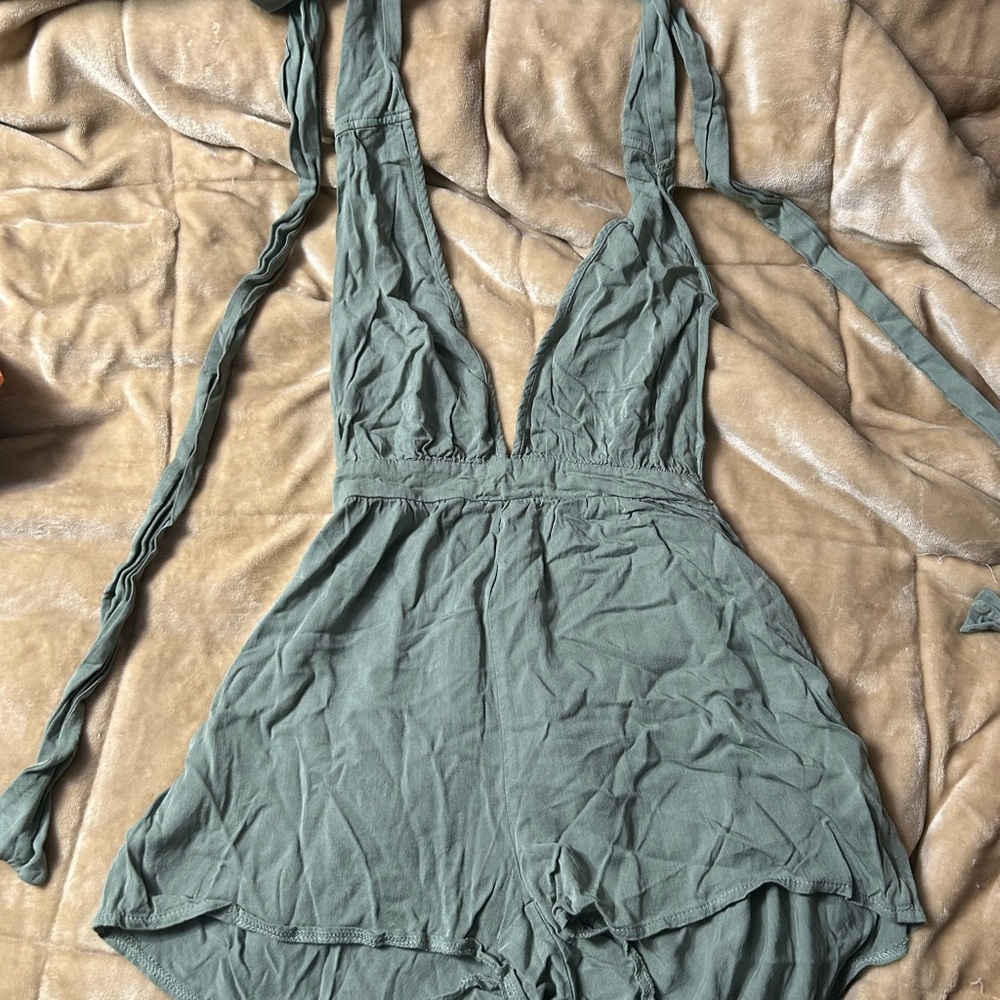 SHEIN Green Jumpsuit